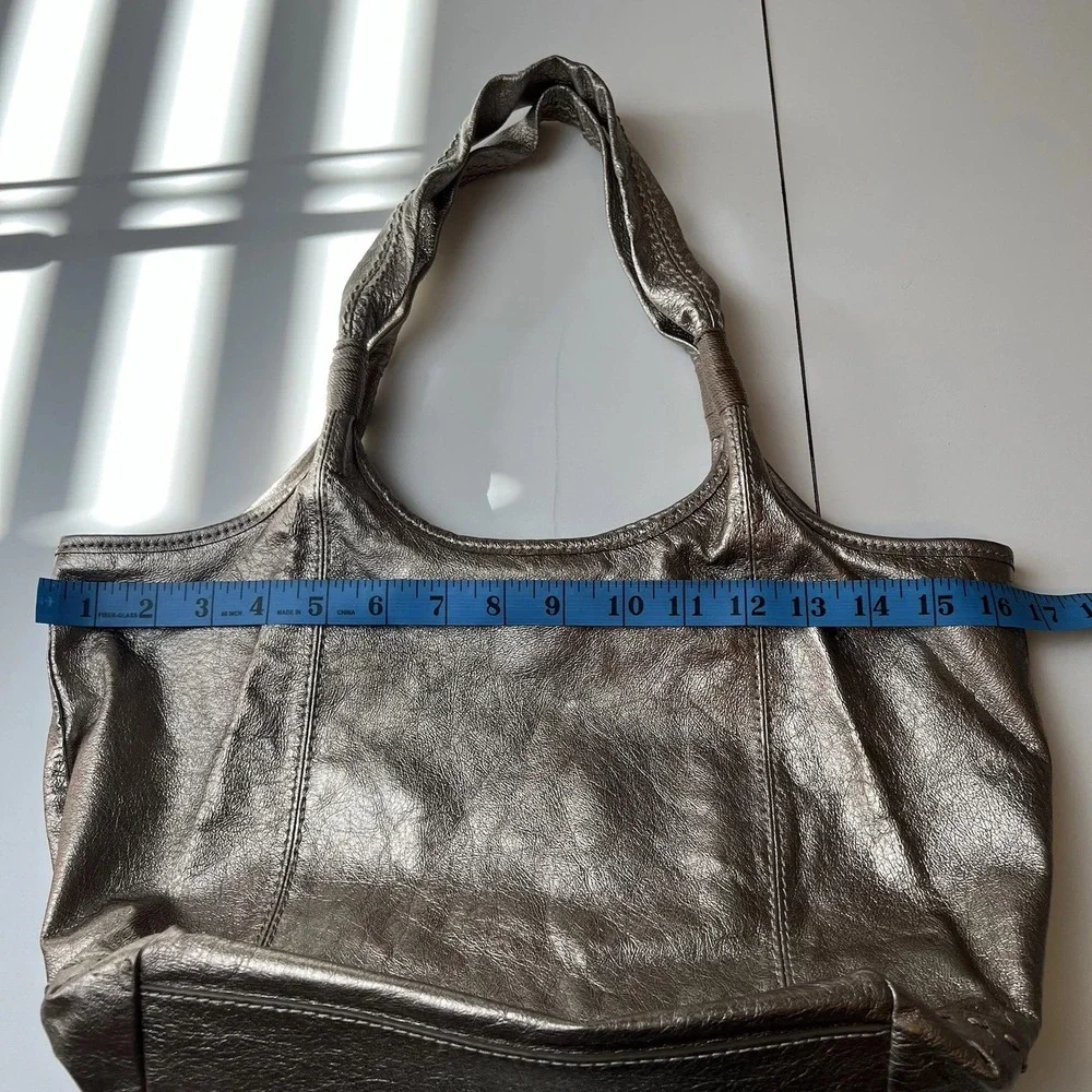 The Sak Gold Distressed Pig Leather Mod Hobo Bag